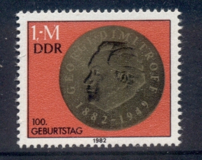 Germany-DDR-1982-Dimitrov-medal-MUH