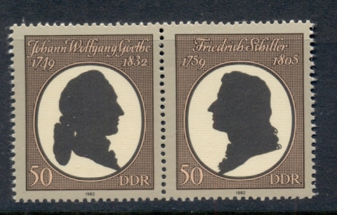 Germany-DDR-1982-Goethe-Schiller-MUH