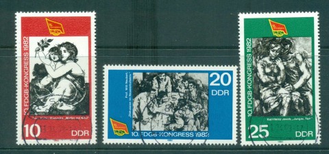 Germany-DDR-1982-Tarde-Unions-CTO-lot57976