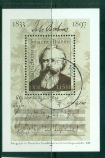 Germany-DDR-1983-Brahms-MS-CTO-lot57998