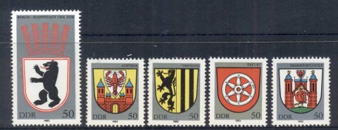 Germany-DDR-1983-City-Arms-MUH