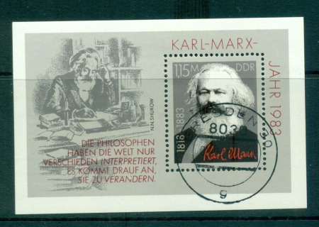 Germany-DDR-1983-Karl-Marx-MS-CTO-lot58007