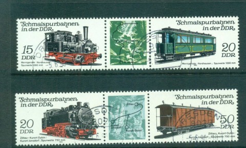 Germany-DDR-1983-Railroads-CTO-lot58009