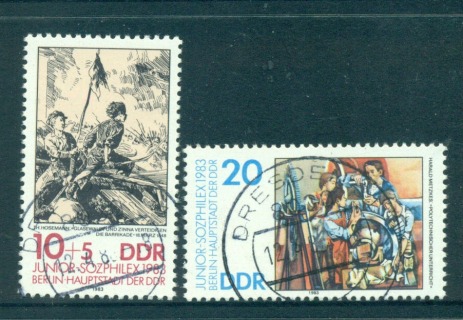 Germany-DDR-1983-SOZPHILEX-83-CTO-lot58013