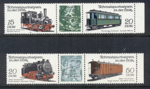 Germany-DDR-1983-Trains-MUH