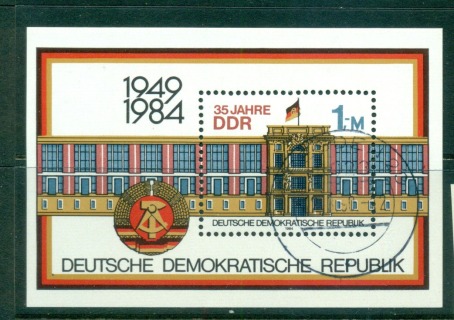 Germany-DDR-1984-Privy-Council-Building-MS-CTO-lot58043