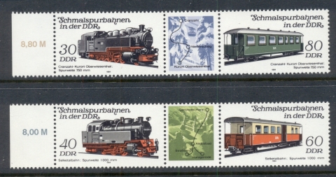 Germany-DDR-1984-Trains-MUH