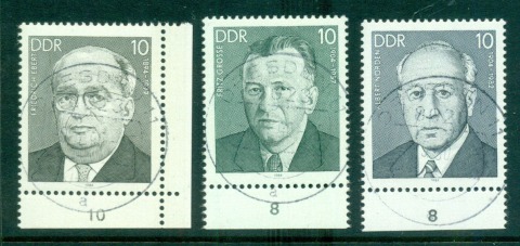 Germany-DDR-1984-Working-Class-leaders-CTO-lot58029