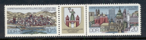 Germany-DDR-1984-Youth-Stamp-Ex-MUH