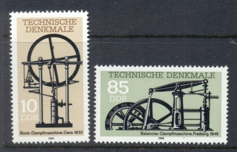 Germany-DDR-1985-19th-Century-Steam-Engines-MUH