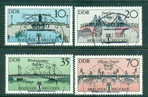 Germany-DDR-1985-Bridges-in-east-berlin-CTO-lot58078