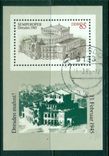 Germany-DDR-1985-Dresden-Opers-House-MS-CTO-lot58058