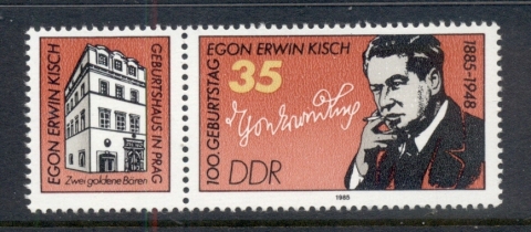 Germany-DDR-1985-Erwin-Kisch-MUH