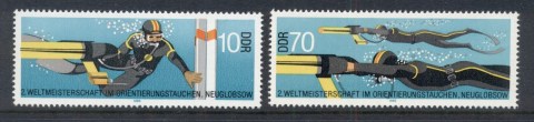 Germany-DDR-1985-Orienteering-Sea-Diving-MUH