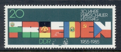 Germany-DDR-1985-Warsaw-Treaty-MUH