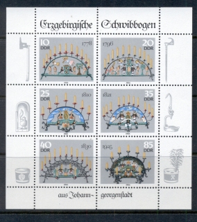 Germany-DDR-1986-Chandeliers-MS-MUH