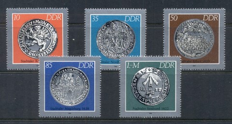 Germany-DDR-1986-City-Coins-MUH