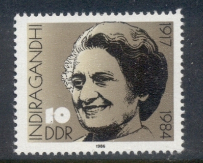 Germany-DDR-1986-Indirah-Gandhi-MUH