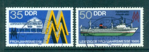 Germany-DDR-1986-Leipzig-fair-CTO-lot58089