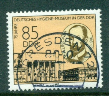 Germany-DDR-1987-Lingner-Museum-CTO-lot58124