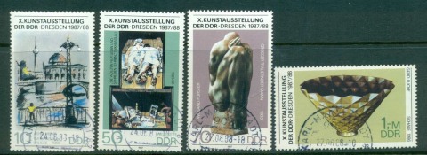 Germany-DDR-1987-National-Art-Exhibition-CTO-lot58141