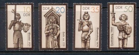 Germany-DDR-1987-Roland-Statues-MUH