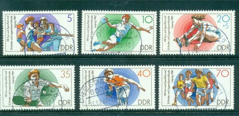 Germany-DDR-1987-Sports-Festival-CTO-lot58134