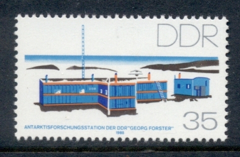 Germany-DDR-1988-Antarctic-Research-MUH