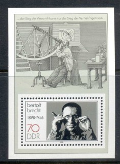 Germany-DDR-1988-Bertholt-Brecht-MS-MUH