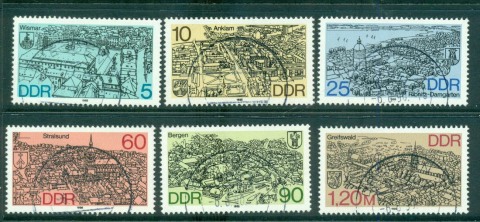 Germany-DDR-1988-District-capitals-CTO-lot58157