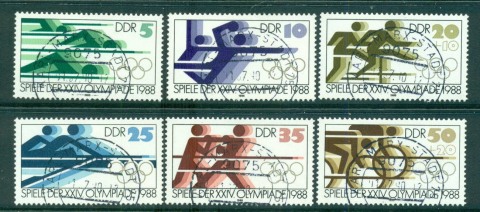 Germany-DDR-1988-Seoul-Olympics-CTO-lot58165