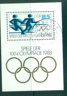 Germany-DDR-1988-Seoul-Olympics-MS-CTO-lot58166