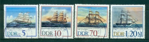 Germany-DDR-1988-Ship-paintings-CTO-lot58171