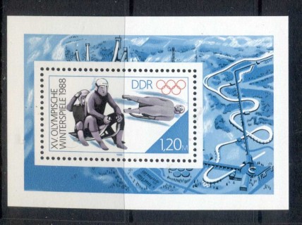 Germany-DDR-1988-Winter-Olympics-Calgary-MS-MUH