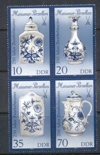 Germany-DDR-1989-Meissen-Porcelaine-MUH