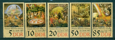 Germany-DDR-1989-Paintings-by-Tubke-CTO-lot58199