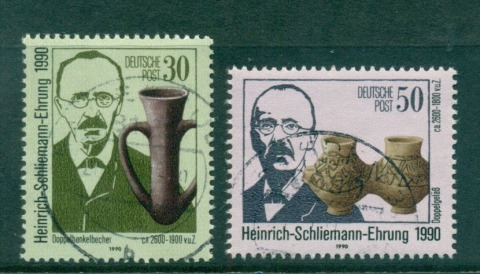 Germany-DDR-1990-Heinrich-Schliemann-CTO-lot58231