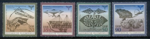 Germany-DDR-1990-Leonardo-Davinci-Flying-machine-MUH