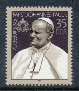 Germany-DDR-1990-Pope-John-Paul-II-MUH