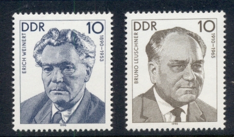 Germany-DDR-1990-Portraits-Labour-leaders-MUH