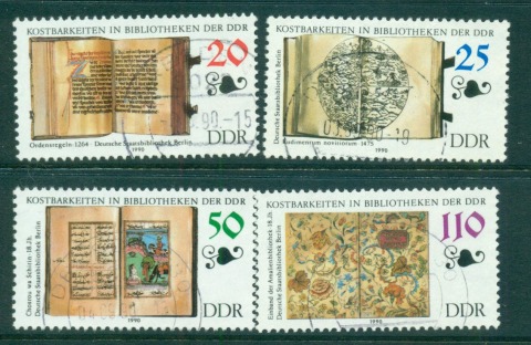 Germany-DDR-1990-State-Library-Treasures-CTO-lot58227