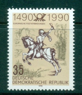 Germany-DDR-1990-Young-Post-Rider-MUH-lot58530