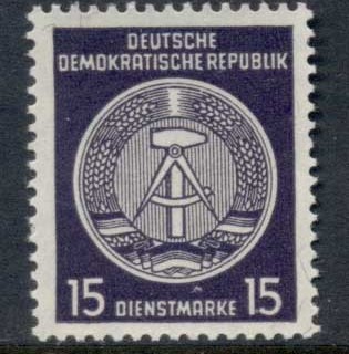 Germany-DDR-1954-56-Official-15pf-MUH