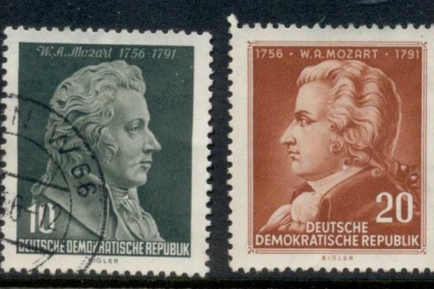 Germany-DDR-1956-Mozart-FU-MNG