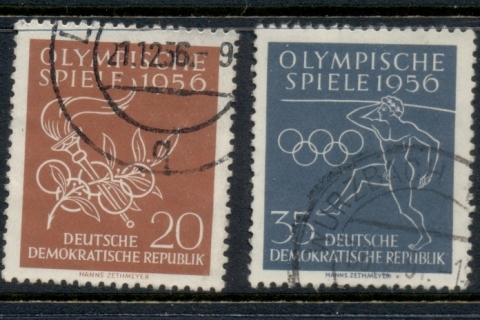Germany-DDR-1956-Summer-Olympics-Melbourne-FU