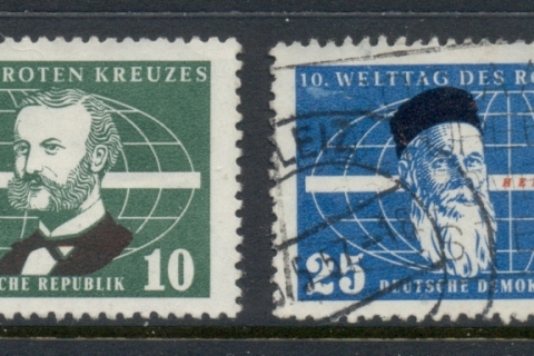Germany-DDR-1957-Red-Cross-FU