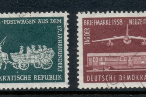 Germany-DDR-1958-Stamp-day-FU