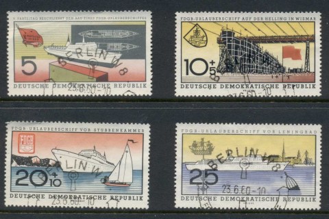 Germany-DDR-1960-Trade-Union-Vacation-Ship-FU