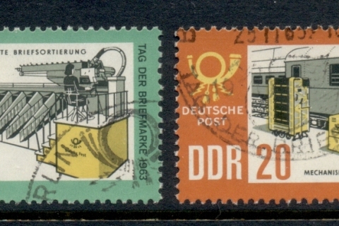 Germany-DDR-1963-Stamp-day-FU