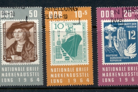 Germany-DDR-1964-Stamp-Exhibition-FU